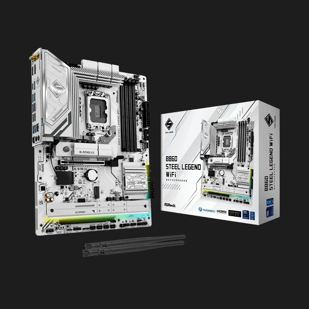 Материнська плата ASRock B860 Steel Legend WiFi (B860 Steel Legend WiFi)