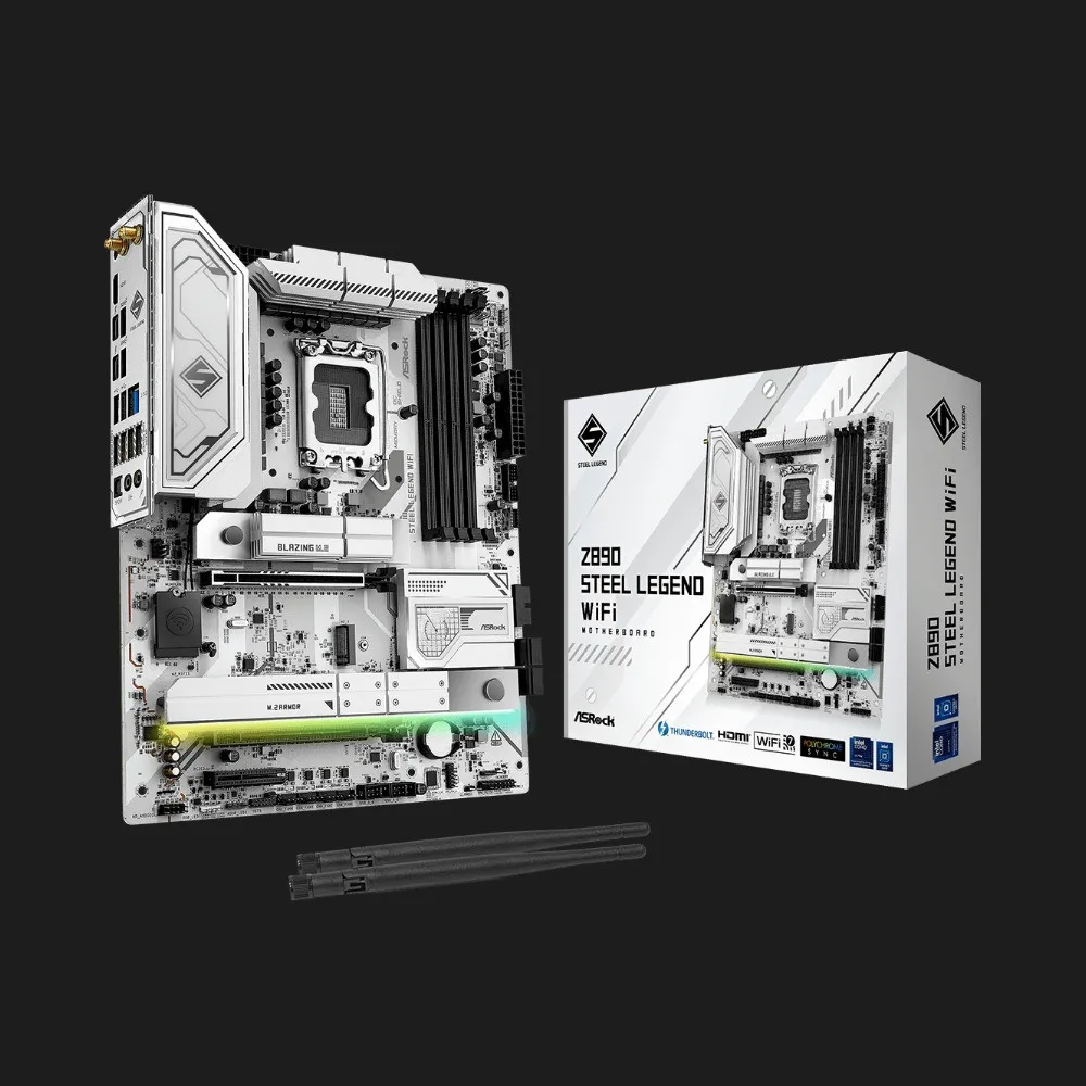 Материнська плата ASRock Z890 STEEL LEGEND WIFI (Z890 STEEL LEGEND WIFI)