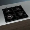 Варильна поверхня Hansa газова на склі, 59см, чавун (BHKS6718511) (Black)