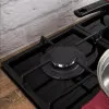 Варильна поверхня Hansa газова на склі, 59см, чавун (BHKS6718511) (Black)