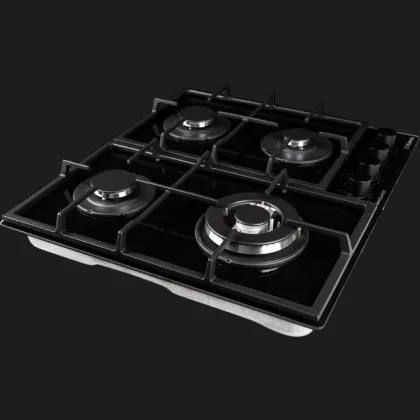 Варильна поверхня Hansa газова на склі, 59см, чавун (BHKS6718511) (Black)