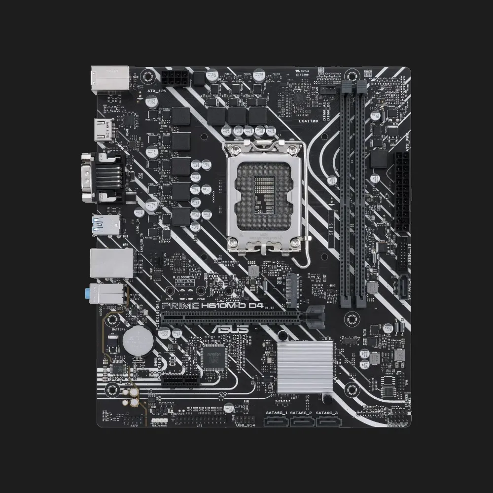 Материнська плата ASUS PRIME H610M-D D4 (90MB1A00-M0EAY0)