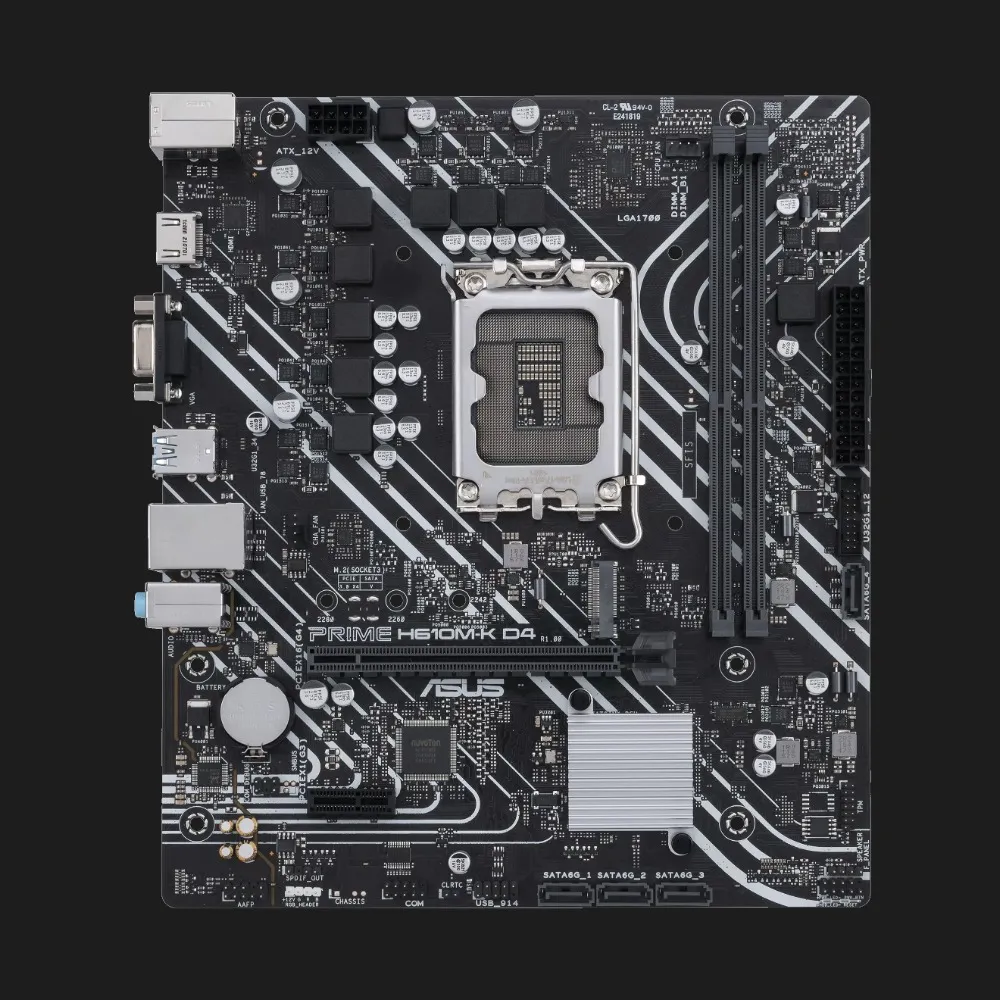 Материнська плата ASUS PRIME H610M-K D4 (90MB1A10-M0EAY0)