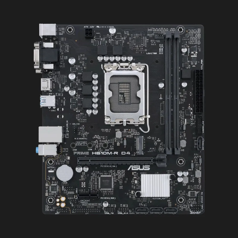 Материнская плата ASUS PRIME H610M-R D4-SI (90MB1B40-M0ECY0)