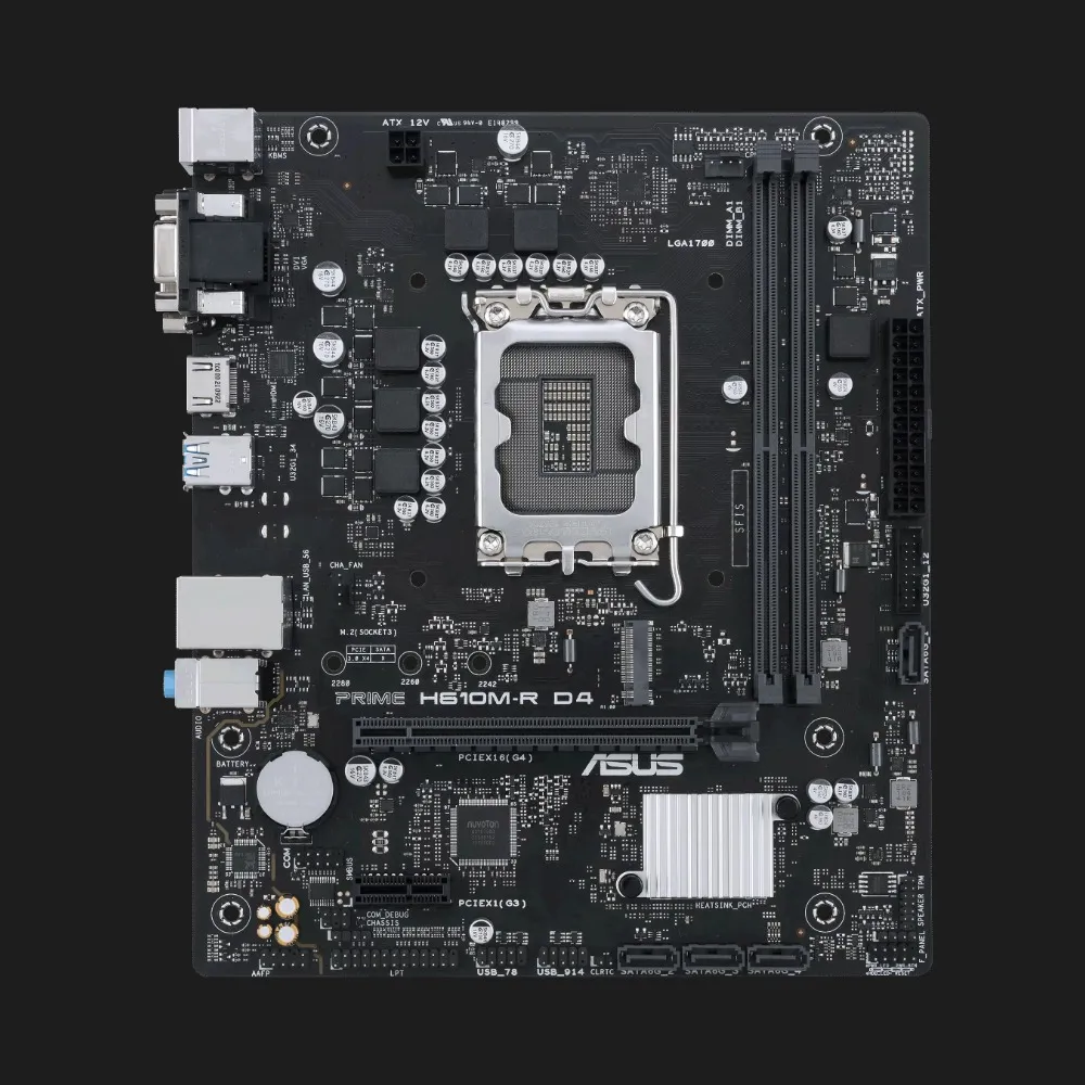 Материнська плата ASUS PRIME H610M-R D4-SI (90MB1B40-M0ECY0)