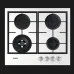 Варильна поверхня Whirlpool газова на склі, 60см, чавун (GOFL629WH) (White)