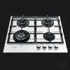Варильна поверхня Whirlpool газова на склі, 60см, чавун (GOFL629WH) (White)