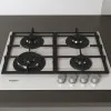 Варильна поверхня Whirlpool газова на склі, 60см, чавун (GOFL629WH) (White)