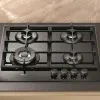 Варильна поверхня Whirlpool газова на склі, 60см, чавун (GOA6425/NB1) (Black)