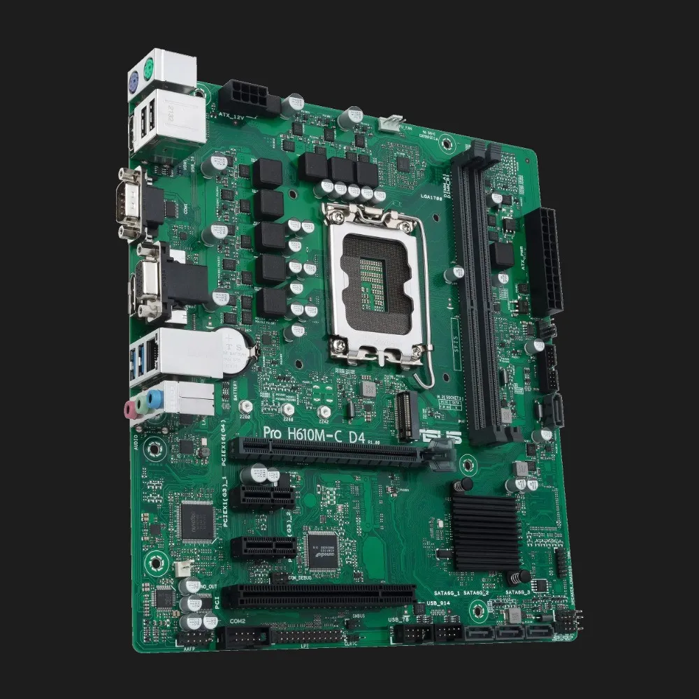 Материнська плата ASUS PRO H610M-C D4-CSM (90MB1A30-M0EAYC)