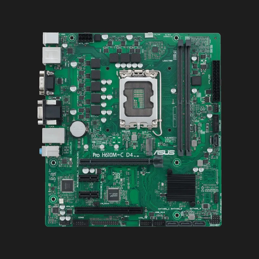 Материнська плата ASUS PRO H610M-C D4-CSM (90MB1A30-M0EAYC)