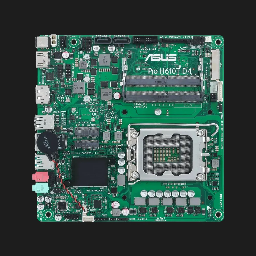 Материнська плата ASUS PRO H610T D4-CSM (90MB1AM0-M0EAYC)