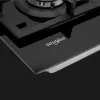 Варильна поверхня Whirlpool газова на склі, 60см, чавун, турбо-конфорка (GOS6415/NB1) (Black)