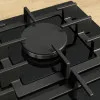 Варильна поверхня Bosch газова на склі, 75см, чавун (PPQ7A6I45) (Black)