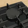 Варильна поверхня Bosch газова на склі, 30см, Доміно, чавун (PRB3A6I40) (Black)