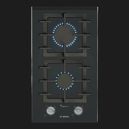 Варильна поверхня Bosch газова на склі, 30см, Доміно, чавун (PRB3A6I40) (Black)