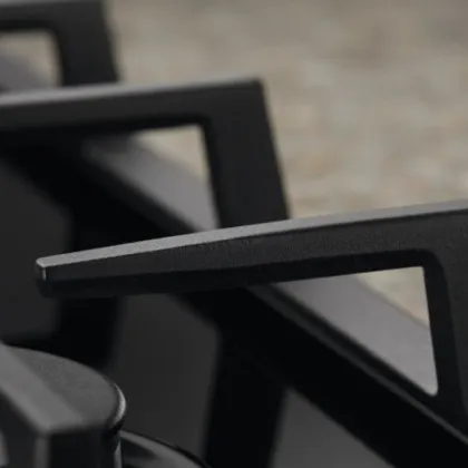 Варильна поверхня Electrolux газова на склі, 60см, чавун (KGG64362K) (Black)