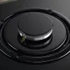 Варильна поверхня Electrolux газова на склі, 60см, чавун (KGG64362K) (Black)
