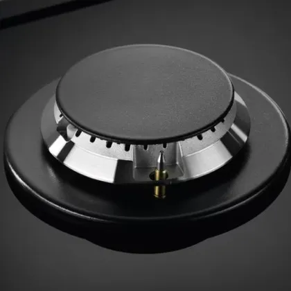 Варильна поверхня Electrolux газова на склі, 60см, чавун (KGG64362K) (Black)