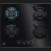 Варильна поверхня Electrolux газова на склі, 60см (EGT6242NVK) (Black)