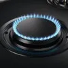 Варильна поверхня Electrolux газова на склі, 75см, чавун, Hob2Hood (KGG753753K) (Black)