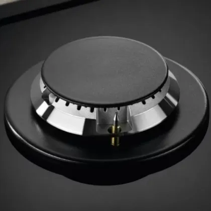 Варильна поверхня Electrolux газова на склі, 75см, чавун (KGG75362K) (Black)