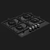 Варильна поверхня Beko газова на склі, 60см, чавун (HILG64225S) (Black)