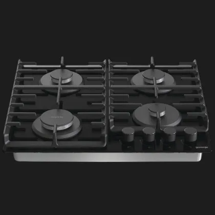 Варильна поверхня Gorenje газова на склі, 60см, чавун (GT642SYB) (Black)