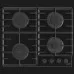 Варильна поверхня Gorenje газова на склі, 60см, чавун (GT642SYB) (Black)