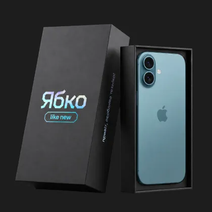 б/у iPhone 16 128GB (Teal) (Як Новий) (e-Sim)