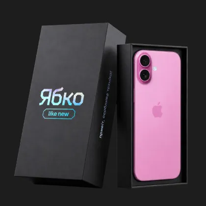 б/у iPhone 16 Plus 128GB (Pink) (Как Новый) (e-Sim)