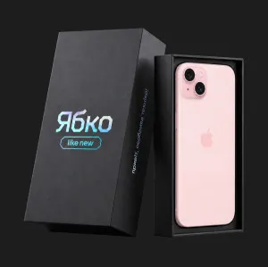 б/у iPhone 15 Plus 256GB (Pink) (Як Новий) (e-Sim)