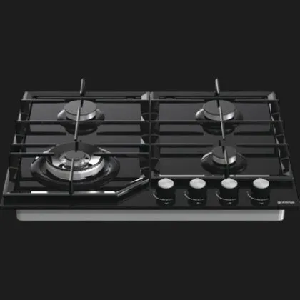 Варильна поверхня Gorenje газова на склі, 60см, чавун (GTW641KB) (Black)