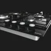 Варильна поверхня Gorenje газова на склі, 60см, чавун (GTW641KB) (Black)