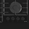 Варильна поверхня Gorenje газова на склі, 60см, чавун (GTW642SYB) (Black)