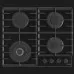Варильна поверхня Gorenje газова на склі, 60см, чавун (GTW642SYB) (Black)