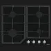 Варильна поверхня Gorenje газова на склі, 60см, чавун (GT641KB) (Black)