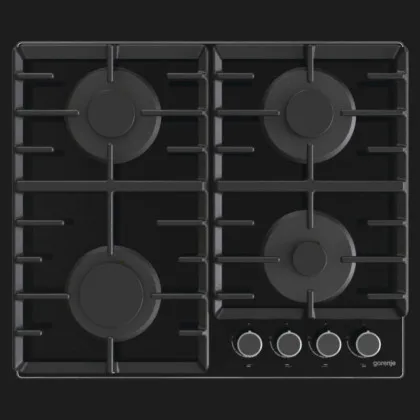 Варильна поверхня Gorenje газова на склі, 60см, чавун (GT642AB) (Black)