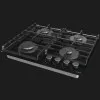 Варильна поверхня Gorenje газова на склі, 60см, чавун (GT642AB) (Black)