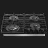 Варильна поверхня Gorenje газова на склі, 60см, чавун (GKTW642SYB) (Black)
