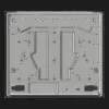 Варильна поверхня Gorenje газова на склі, 60см, чавун (GKTW642SYB) (Black)