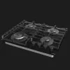 Варильна поверхня Gorenje газова на склі, 60см, чавун (GKTW642SYB) (Black)