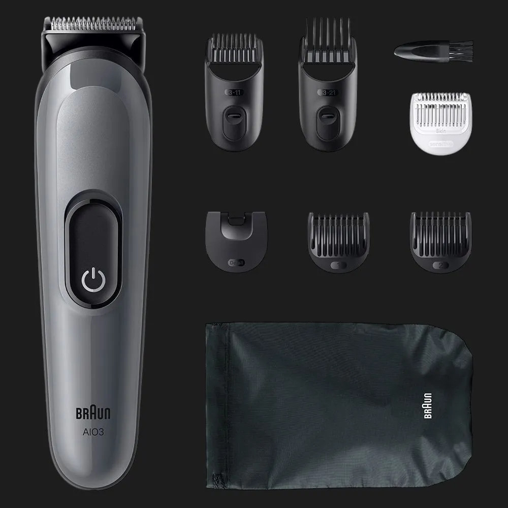 Тример Braun Series 3 (AIO 3540) (Gray)
