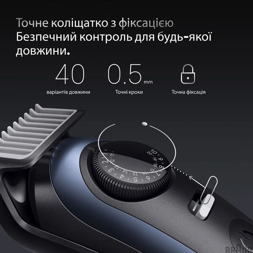 Тример Braun Series 7 (BT 7540) (Dark Blue) — фото 3