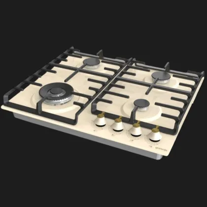 Варильна поверхня Gorenje газова, 60см, чавун (GW642CLI) (Beige)