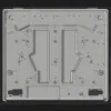 Варильна поверхня Gorenje газова, 60см, чавун (GW641EXB) (Black)