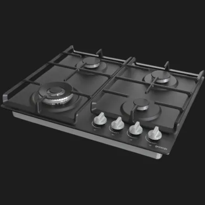 Варильна поверхня Gorenje газова, 60см, чавун (GW641EXB) (Black)
