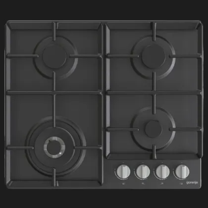 Варильна поверхня Gorenje газова, 60см, чавун (GW641EXB) (Black)