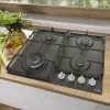Варильна поверхня Gorenje газова, 60см, чавун (GW641EXB) (Black)