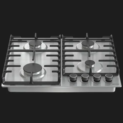 Варильна поверхня Gorenje газова, 60см, чавун (G642ABX) (Stainless Steel)